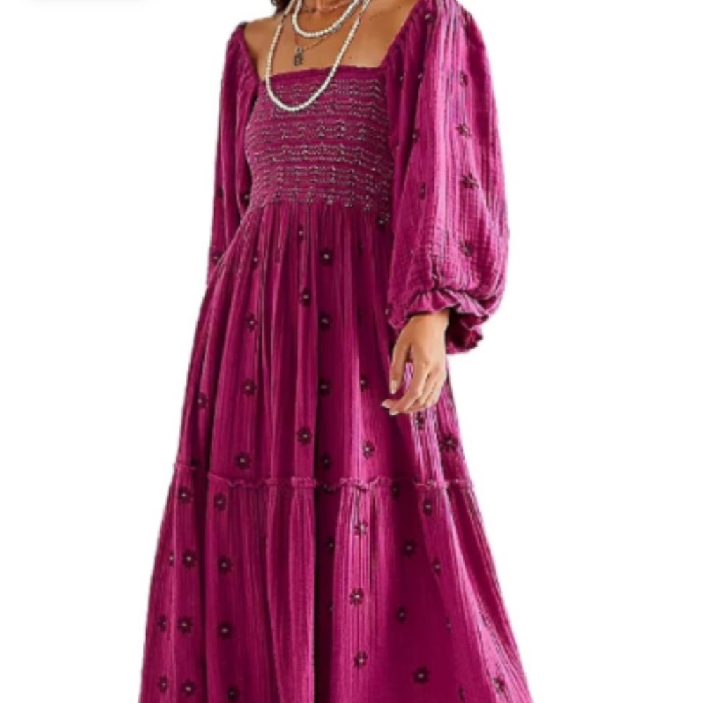 Square Neck Free People style Maxi